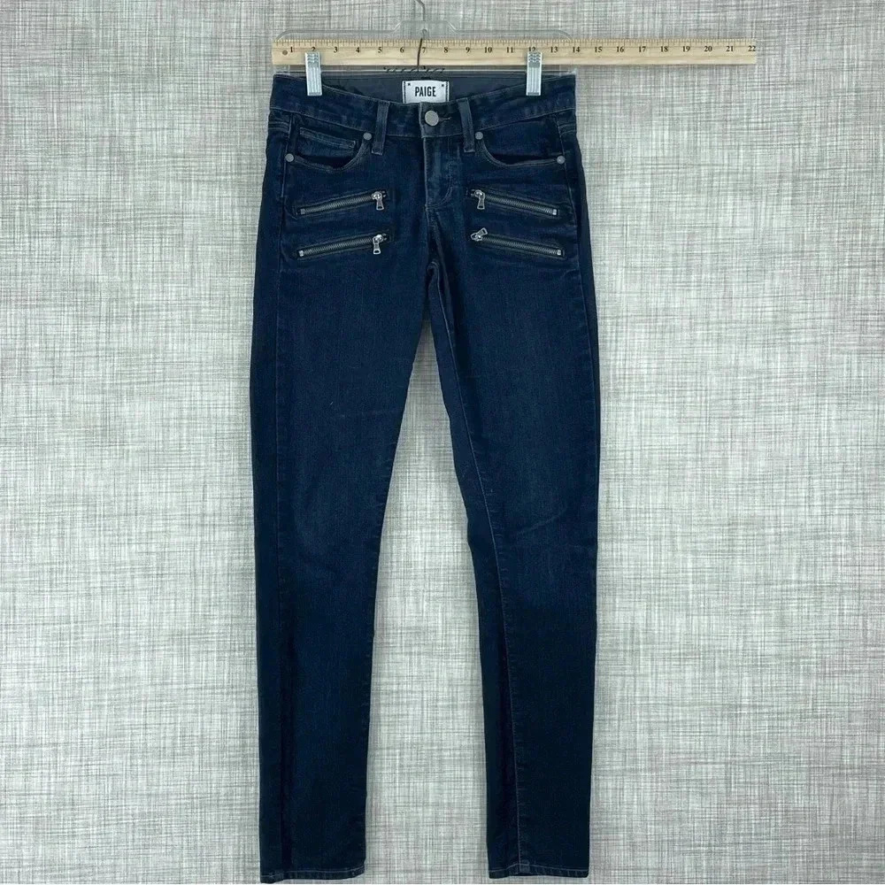 Paige jeans Edgemont skinny Womens Size 24 blue 1176